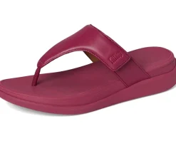 F-Mode Go Adjustable Flatform Toe-Post Sandals