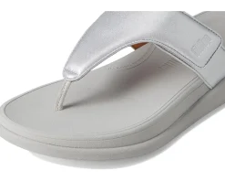 F-Mode Go Adjustable Flatform Toe-Post Sandals