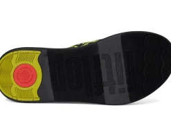 F-mode Go Leopard Webbing Strappy Flip-flops