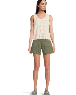 Foothill Pointelle Button Tank
