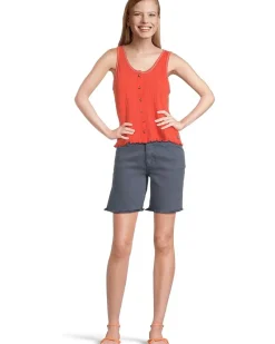 Foothill Pointelle Button Tank