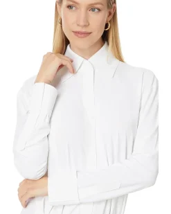 Four Sleeve Nk Shirt Mini Dress