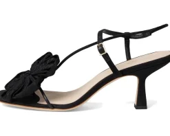 Frank Flower Applique Heeled Sandals