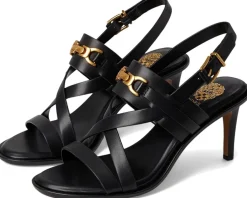 Frena Banded Buckle High Heel Sandals