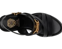 Frena Banded Buckle High Heel Sandals