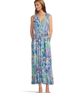 Frond Grove Sleeveless Maxi Dress