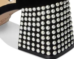 Fulian Ankle Strap Block Heel Pump