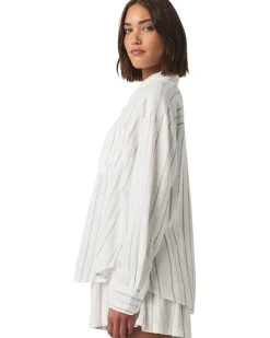 Gabrielle Stripe Button Down