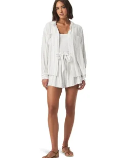 Gabrielle Stripe Button Down