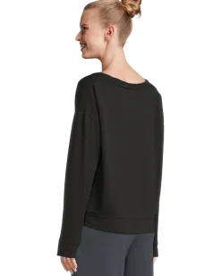 Garment Dyed Terry Ballet Neck Box Top
