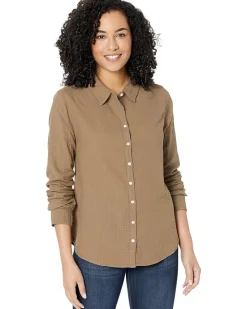Gauze Long Sleeve Taylor Blouse