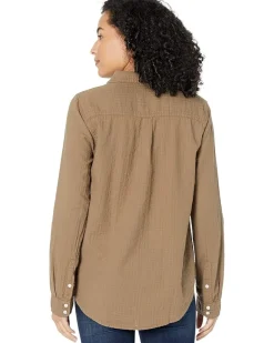 Gauze Long Sleeve Taylor Blouse