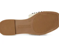 Gidya Beaded Flat Sandals