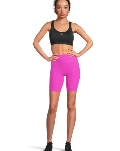 Go Walk Ribbed High Waist 8 inch Bike Shorts