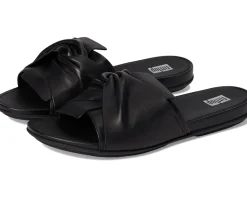 Gracie Soft-Twist Leather Slides
