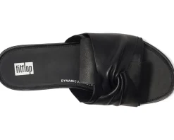 Gracie Soft-Twist Leather Slides