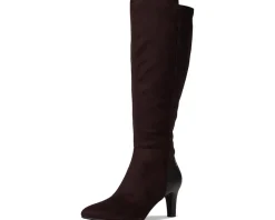 Gracie Wide Calf High Heeled Tall Boots