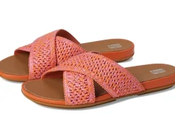 Gracie Woven Cross Slides