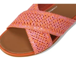Gracie Woven Cross Slides