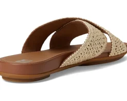 Gracie Woven Cross Slides