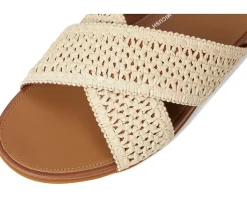 Gracie Woven Cross Slides