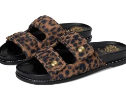 Graysin Quilted Double Band Slide Sandals