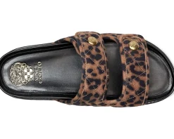 Graysin Quilted Double Band Slide Sandals