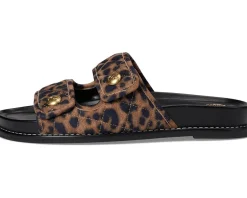 Graysin Quilted Double Band Slide Sandals