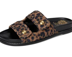 Graysin Quilted Double Band Slide Sandals