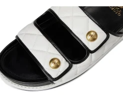 Graysin Quilted Double Band Slide Sandals