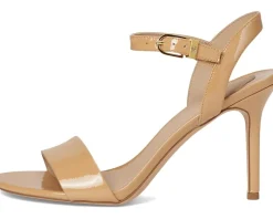 Gwen Crinkle Patent Leather Sandals