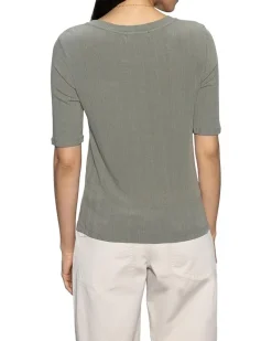 Half Sleeve Femme Crew Tee