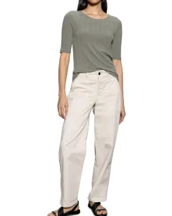 Half Sleeve Femme Crew Tee