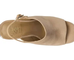 Haliza Peep Toe Block Heel Sandal