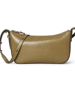 Halo Glazed Leather Crossbody