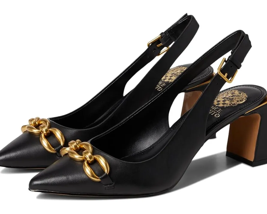 Hamden Chain Link Slingback Pumps