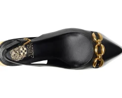 Hamden Chain Link Slingback Pumps