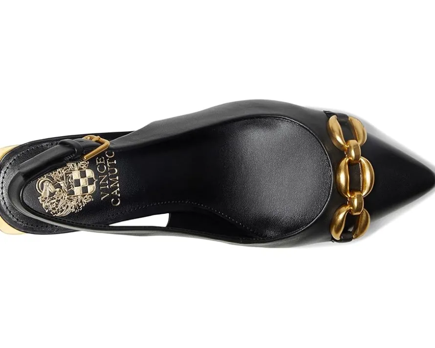 Hamden Chain Link Slingback Pumps