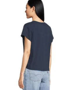 Harlan Cropped V-Neck Tee