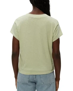 Harlan Cropped V-Neck Tee