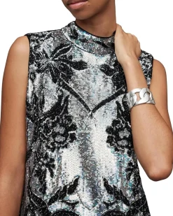 Harper Mini Embroidered Dress