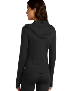 Heather Rib Morning Jog Hoodie