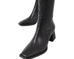 Hedda Leather Short Stretch Bootie