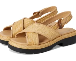 Helena Raffia Slingback Sandals