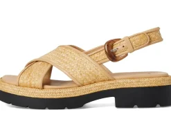 Helena Raffia Slingback Sandals