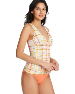 Hip To Be Square Over-the-Shoulder Tankini