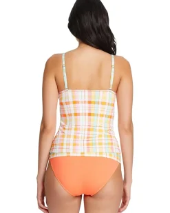 Hip To Be Square Over-the-Shoulder Tankini