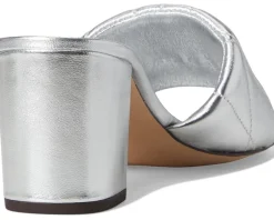 Holly Block Heel Sandals with Quilting