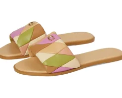 Holly Quilted Patchwork Leather Sandals