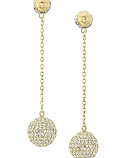 Iconic Linear Fireball Earrings